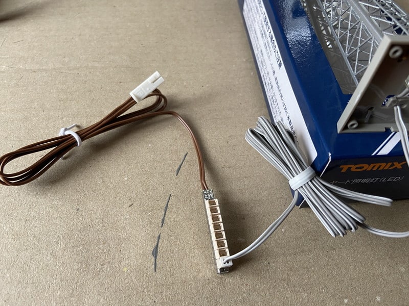 TOMIX 3205 ヤード照明灯(LED) 電源装置アイデア パワーパック以外から