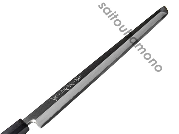堺孝行銀三鋼本霞研和包丁黒丹八角柄の通販「サイトウ刃物店」