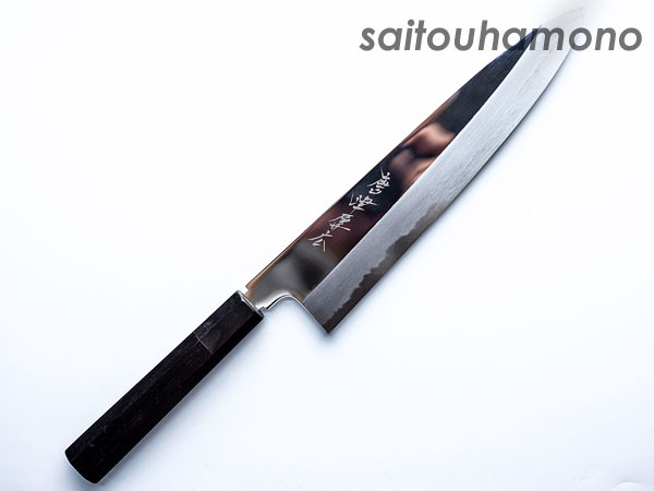 唐津厚広青一鋼鏡面和牛刀の通販「サイトウ刃物店」