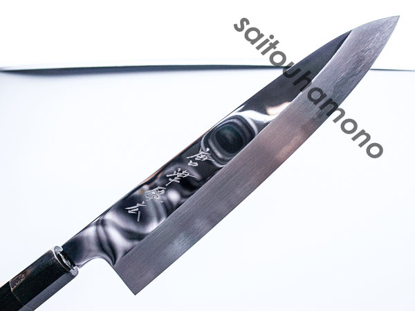 唐津厚広白一鋼鏡面和牛刀の通販「サイトウ刃物店」