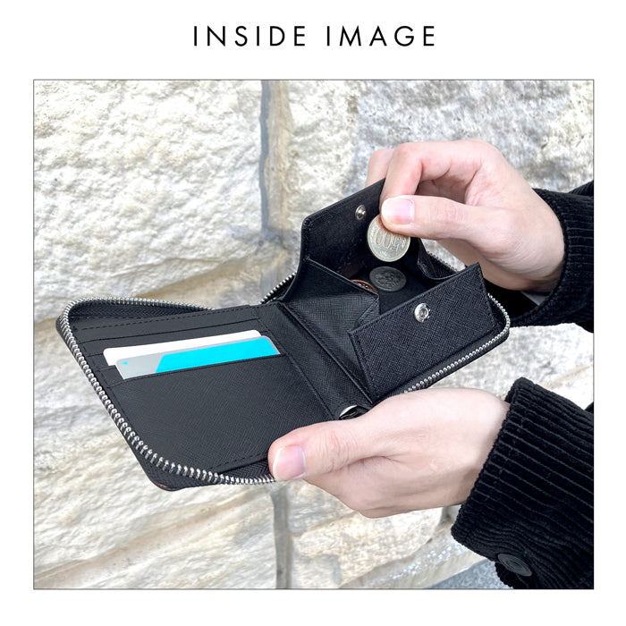 財布の百貨店公式】イタリア産 本革 マルゴーフォグ ラウンド型 二