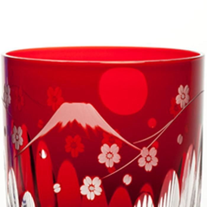 M-123-R 富士桜文様 オールド アカ – 硝子工房 彩鳳