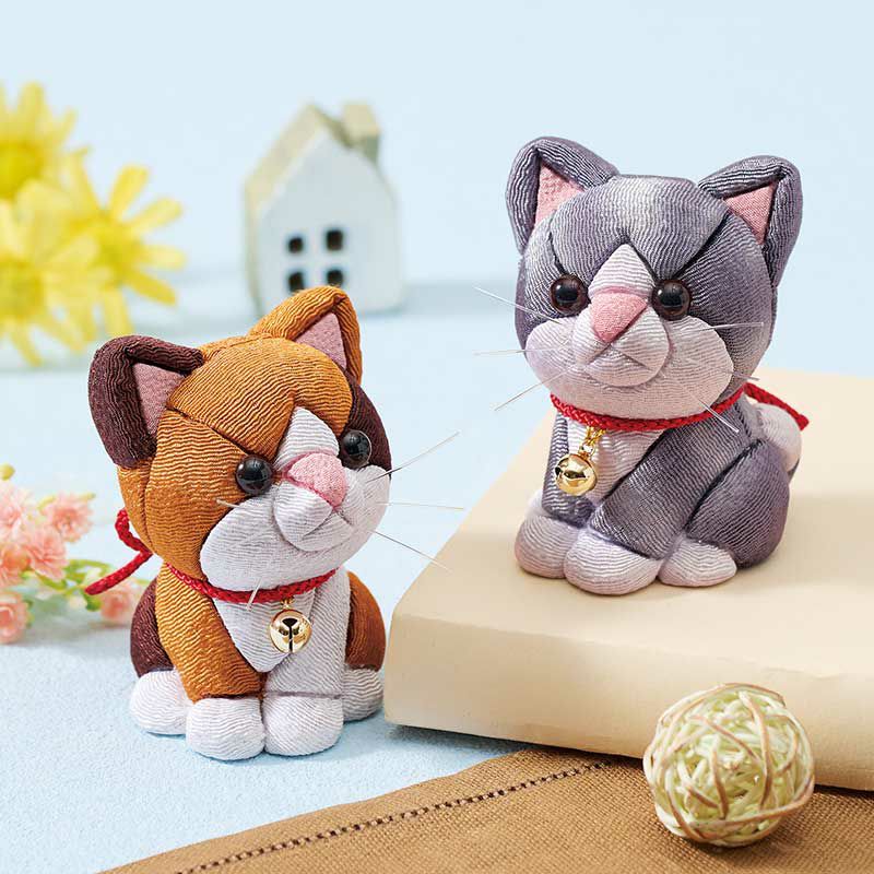 木目込み人形・豆ねこ｜株式会社さくらほりきり