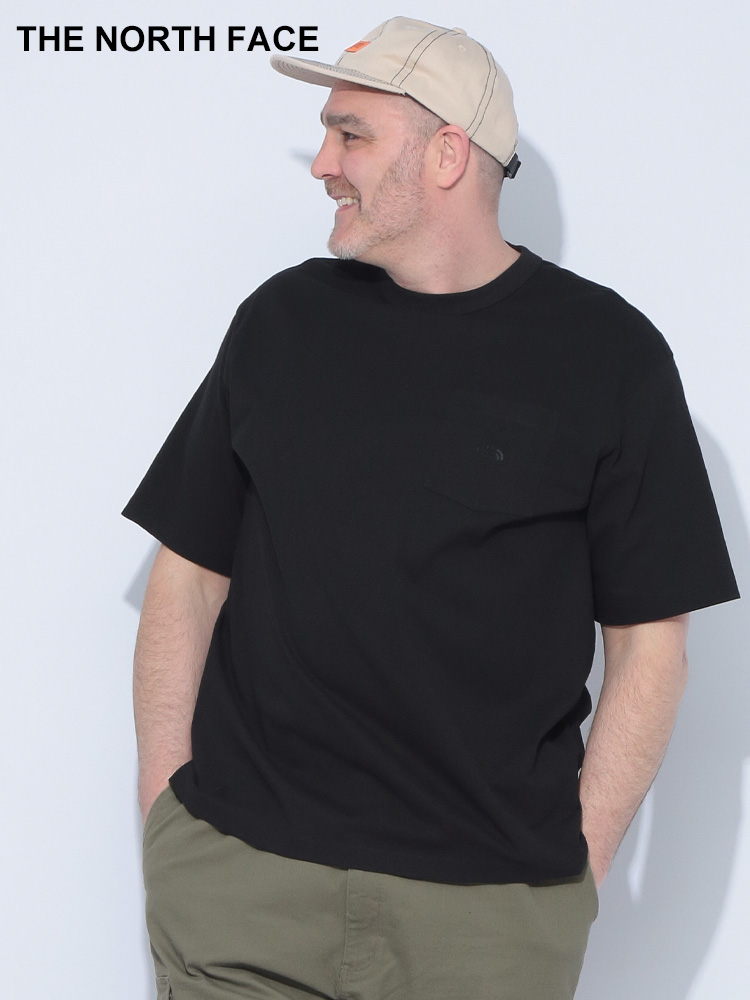 THE NORTH FACE (ザ ノースフェイス) ロゴ刺繍 オーバーサイズ クルー