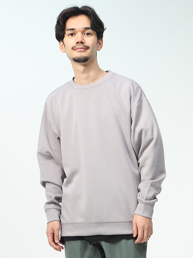 KAITEKI+ (カイテキプラス) ソフトストレッチ ダンボール クルーネック