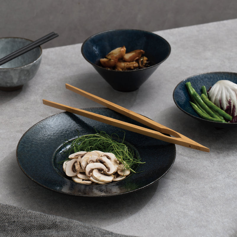 青藍 リムプレート24cm – 皿・プレート – 一流レストラン愛用 モダン和