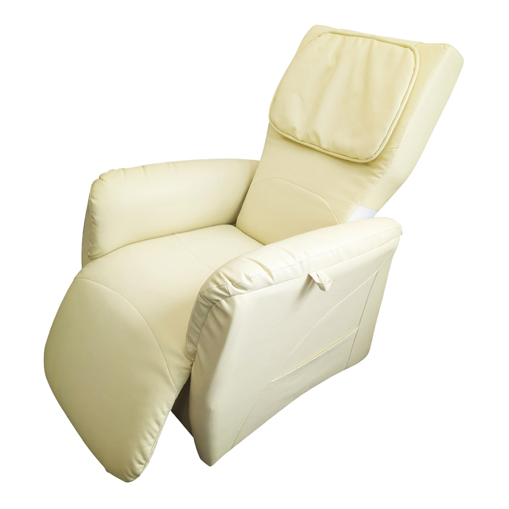 FV-708A-IV 電動ネイルチェア（アイボリー）（レザー／ツヤ有タイプ