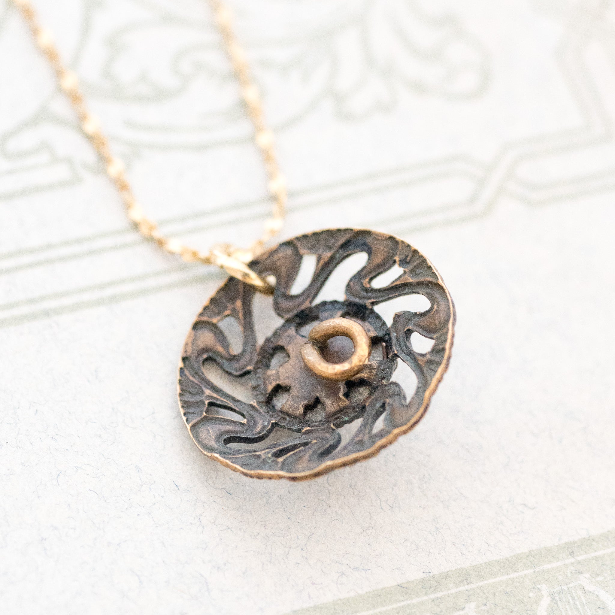 アンティークマットサフィレット・ネックレス