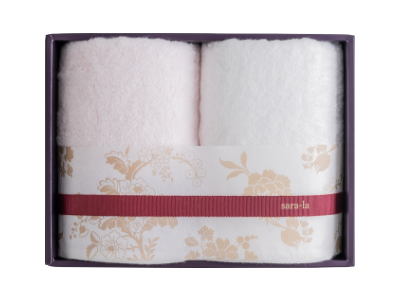 今治タオルブランド sara-la「縁」フェイスタオル2枚セット | 今治