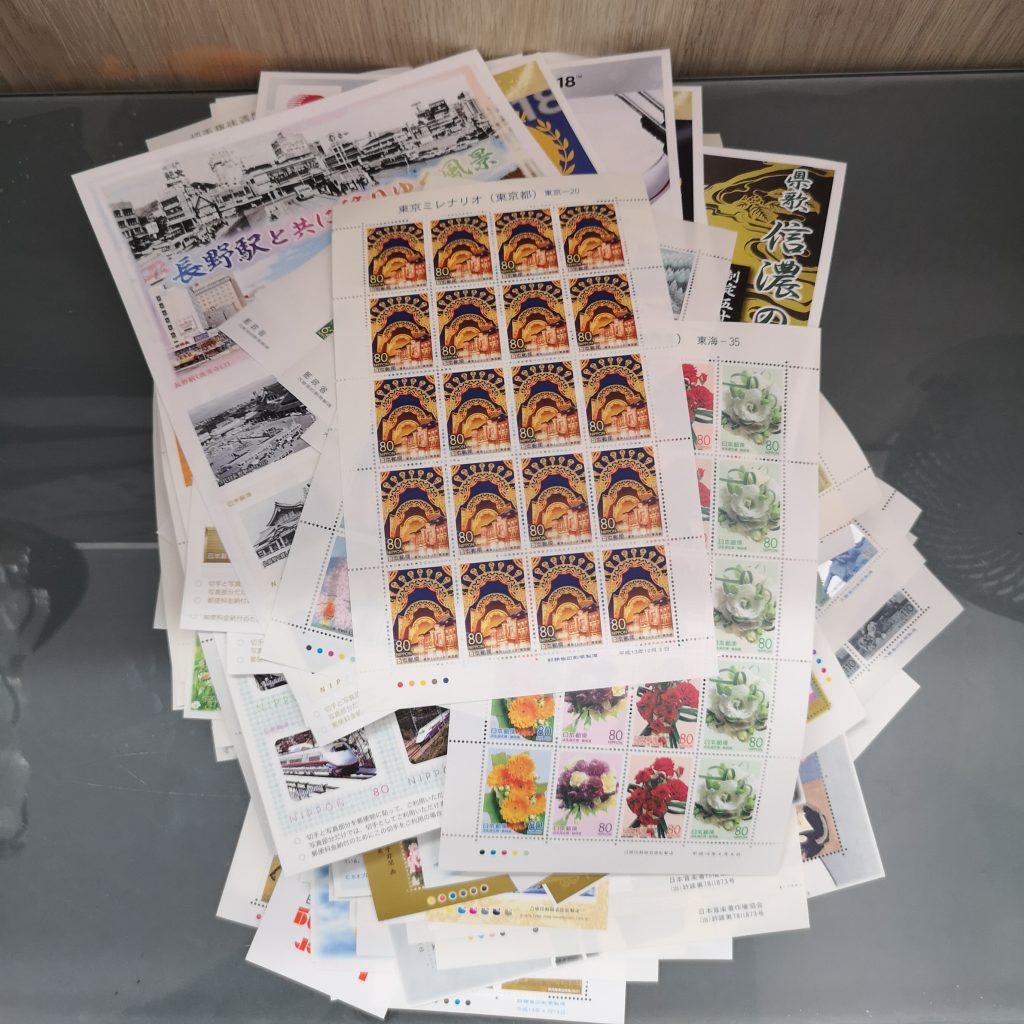 切手まとめ 普通切手 記念切手 シート バラ チケット・金券の買取実績