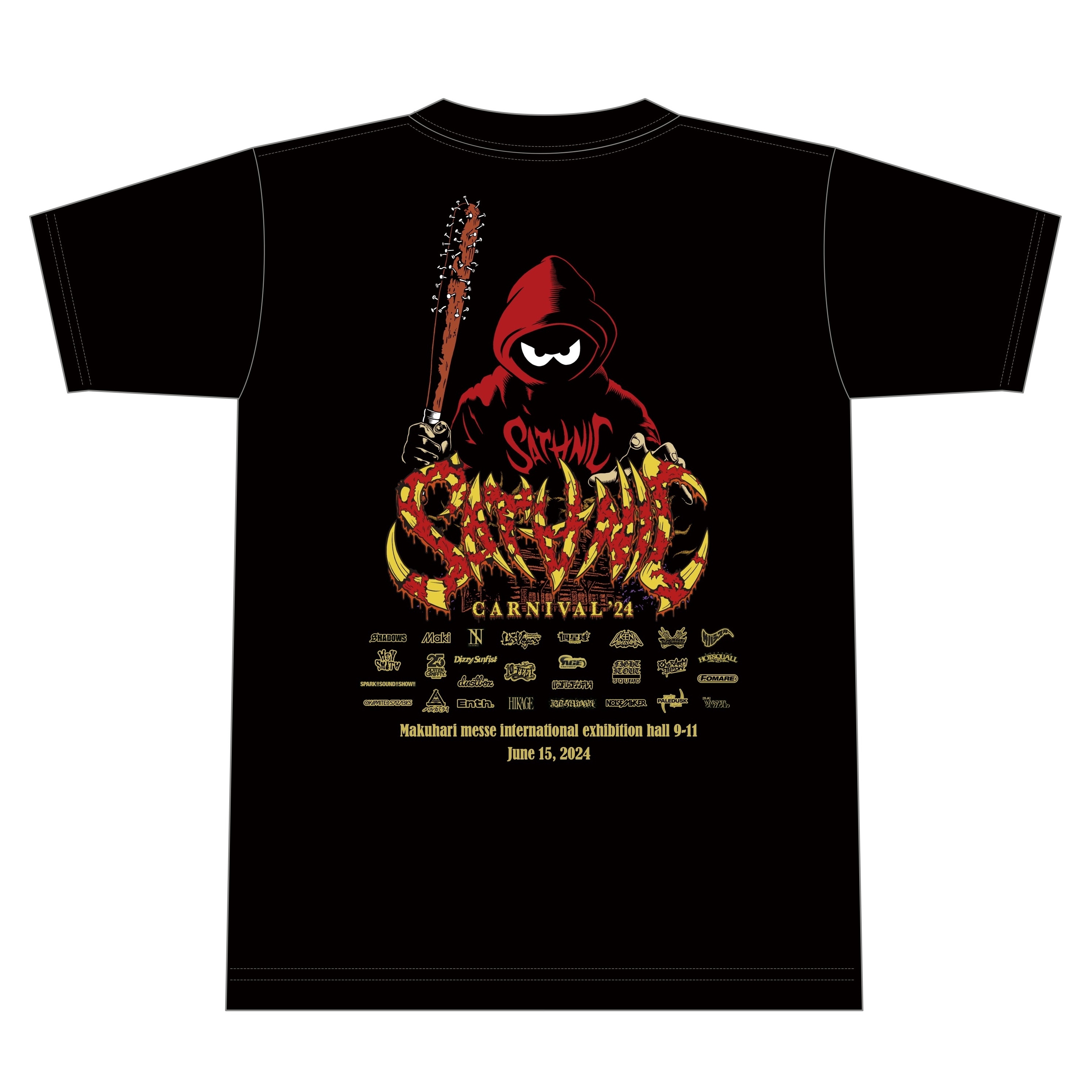 SATANIC CARNIVAl 2024 OFFICIAL TEE（BLACK/YELLOW） | SATANIC