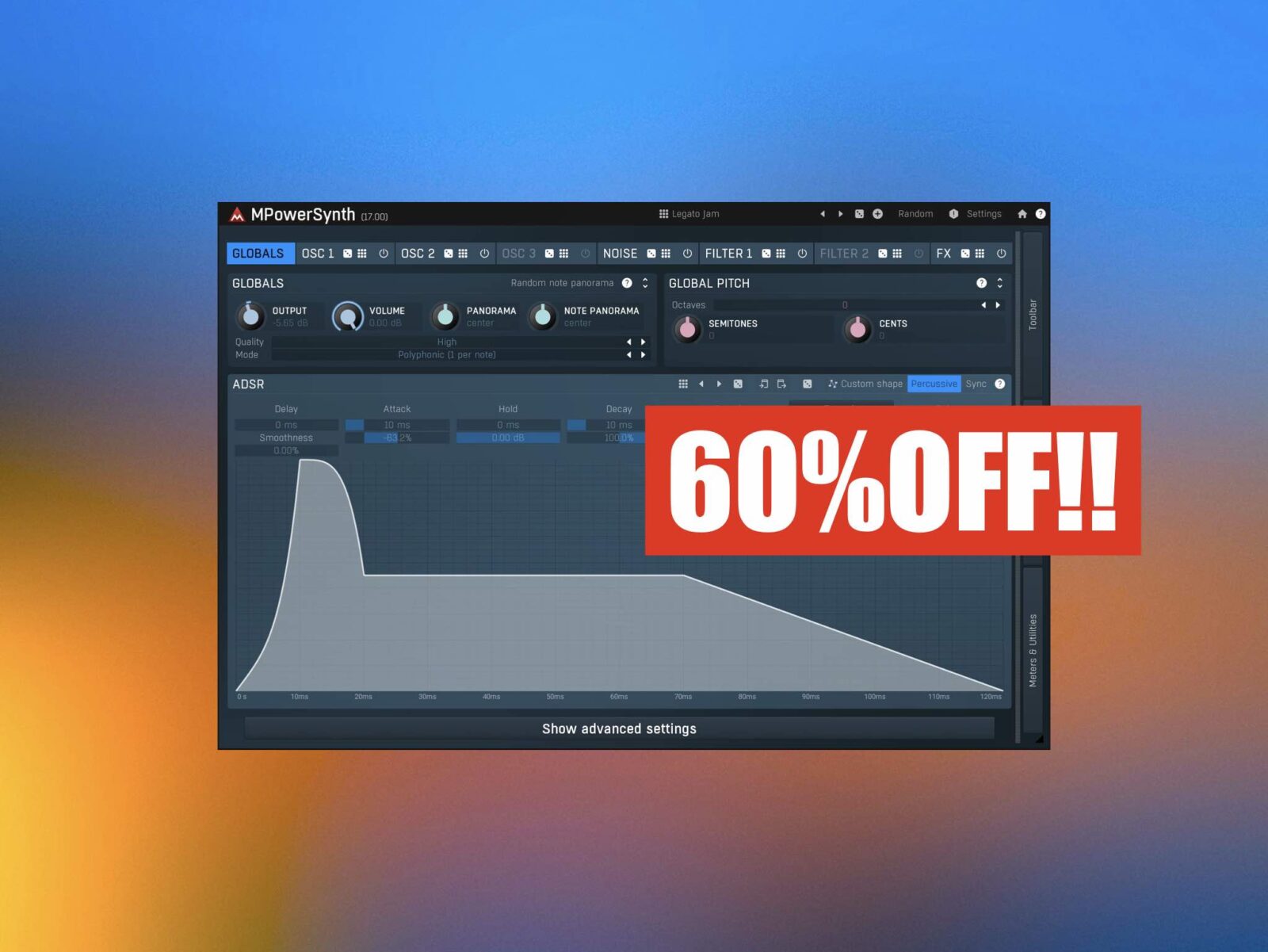 Melda『MPowerSynth』超多機能＆多用途なオールラウンドシンセサイザー