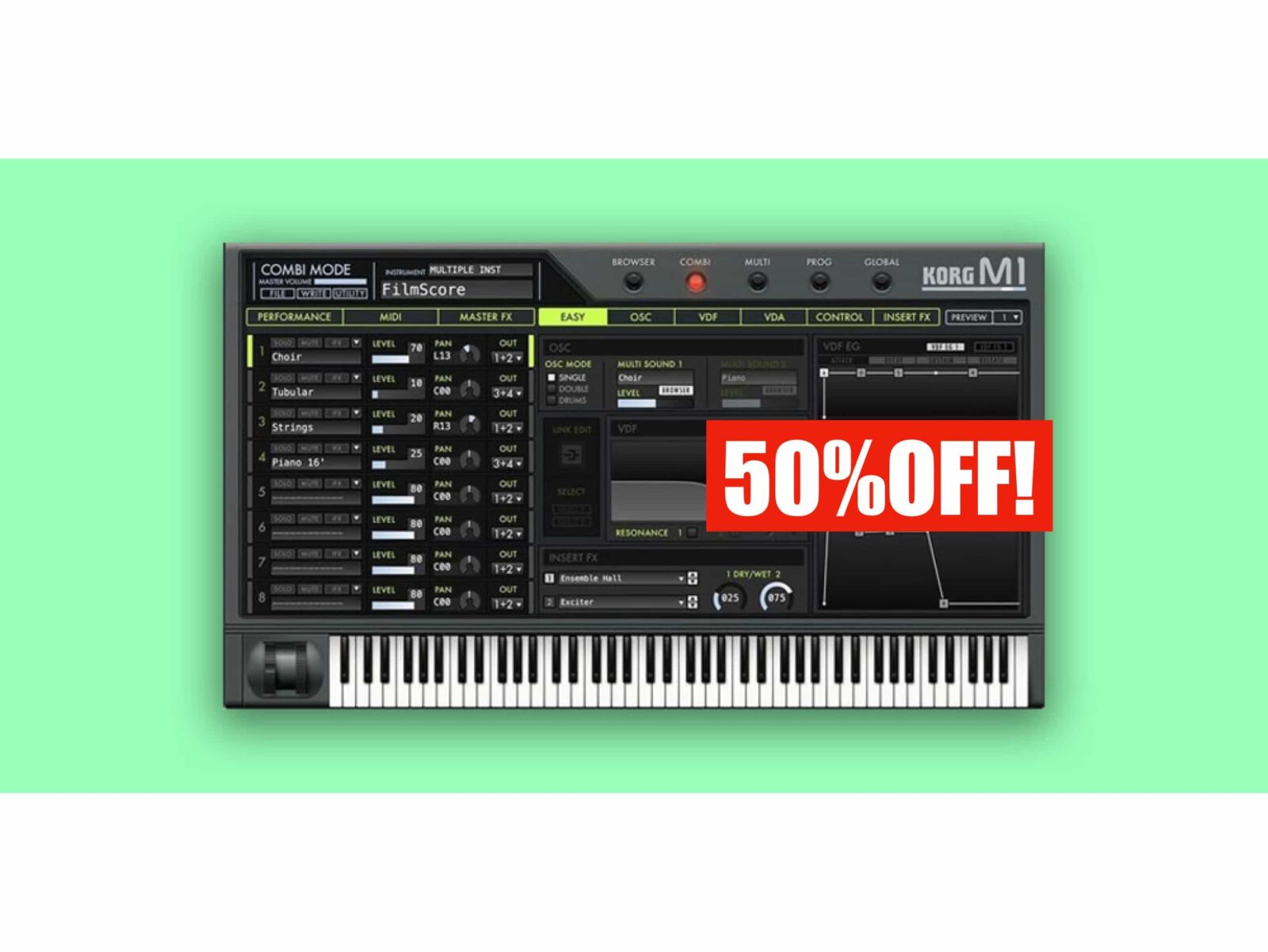 M1』Korgが誇るミュージック・ワークステーション（広範囲な音楽制作を
