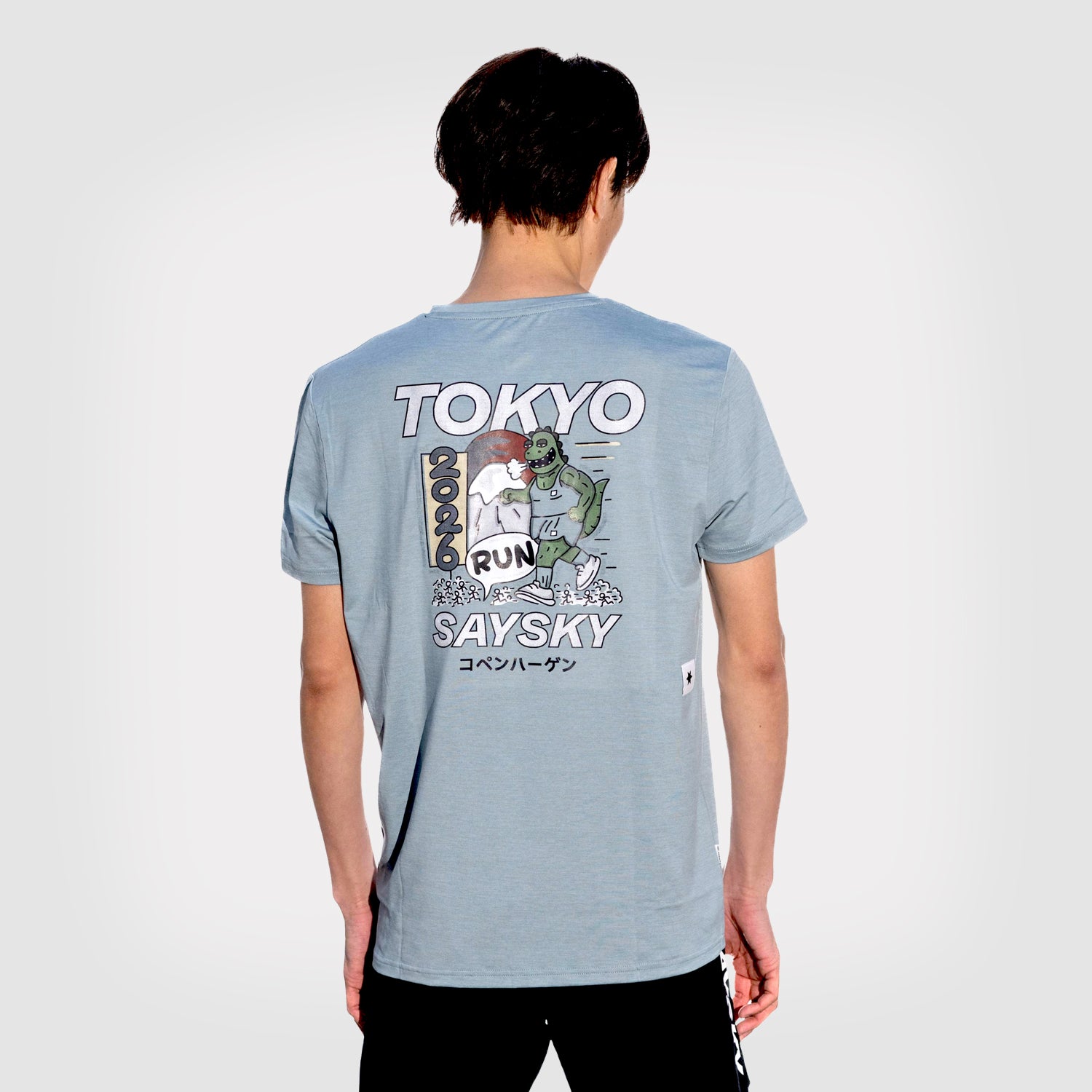 □ 公式 □ SAYSKY/セイスカイ ランニングTシャツ ZMRSS20c2010 Logo