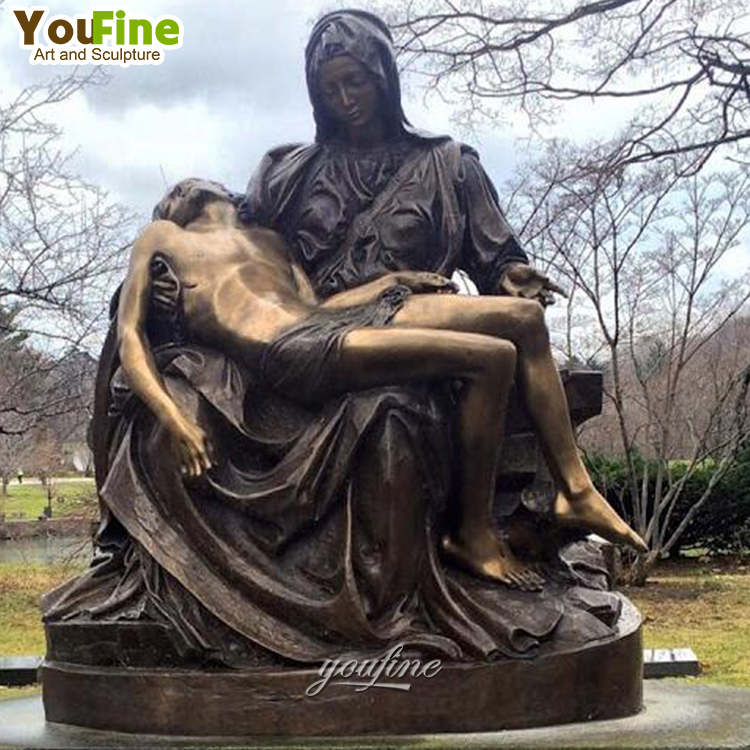宗教的な銅像 悲しみの聖母マリアが死んだイエスを抱く銅像| Alibaba.com