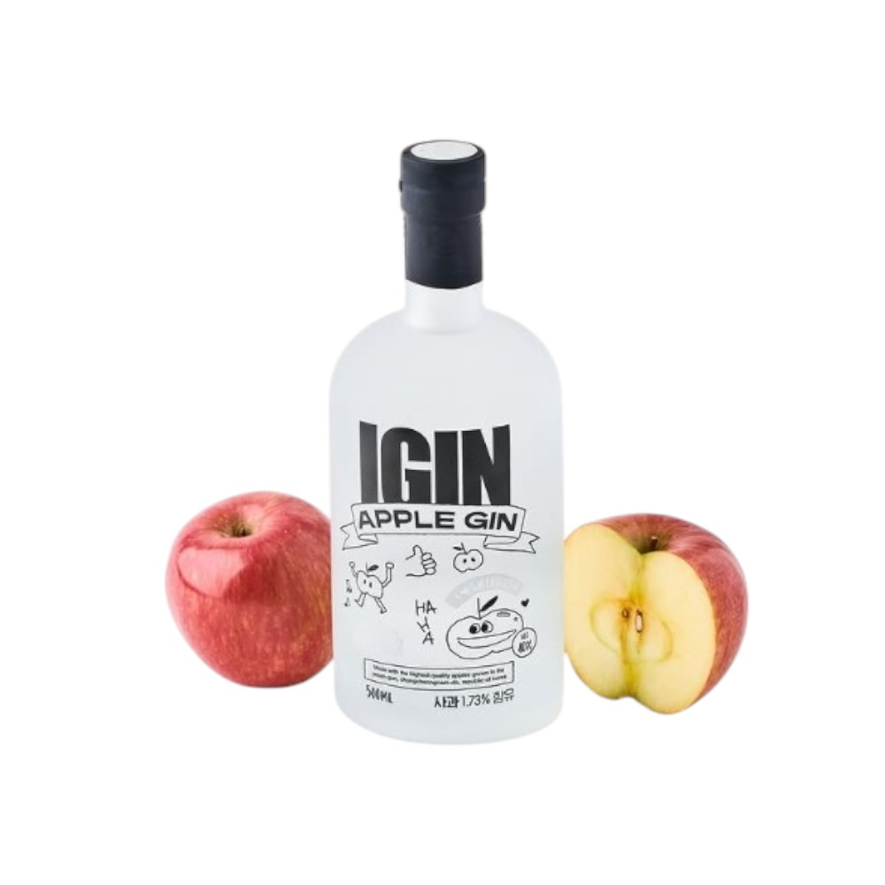 IGH Made in Korea Apple Gin 500ml - 40% Alcoholic Beverage with