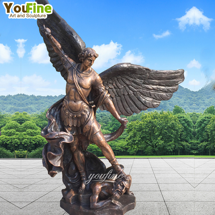 屋外特注等身大ブロンズ大天使の翼ルシファー像彫刻| Alibaba.com