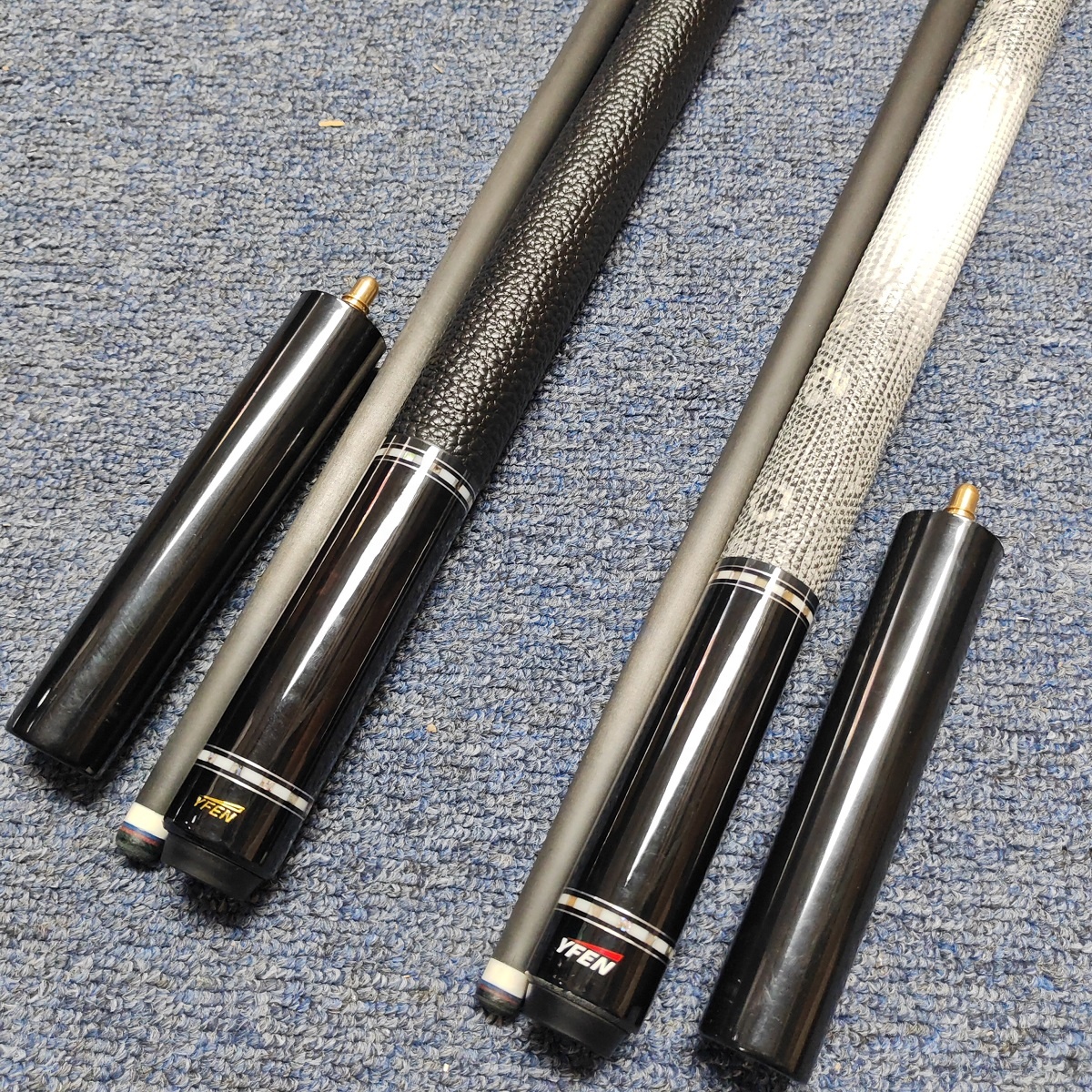 プレミアム品質YFENビリヤードキュー1/2カーボンシャフトメープル