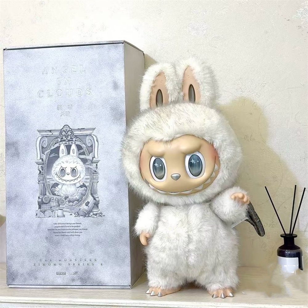 Original Pop Mart Labubu Doll ZIMOMO in Clouds - 58cm Vinyl Toy