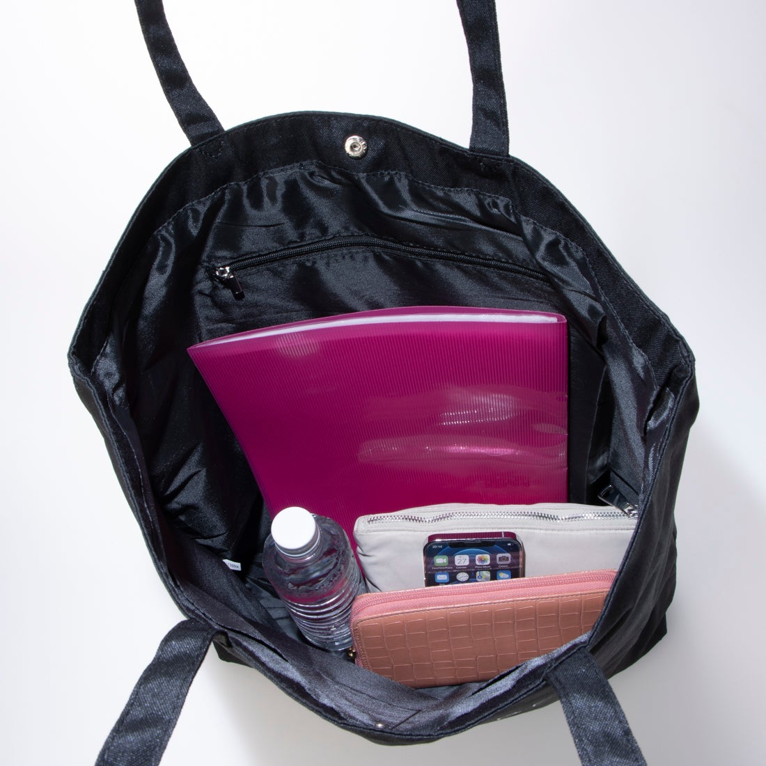 セシルマクビー CECIL McBEE COLOR BIG TOTE （ブラック） -靴