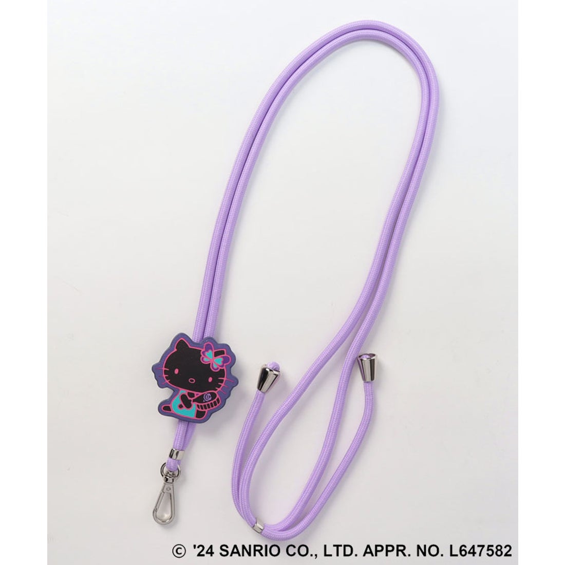 ANNA SUI HELLO KITTY 50th スマホストラップ ラベンダー -人気
