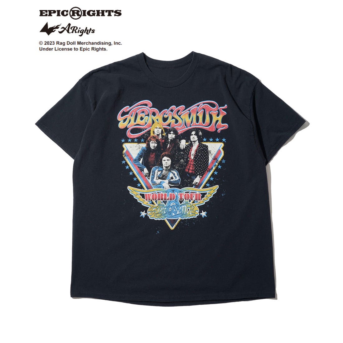 アドポーション ADPOSION ヴィンテージ加工 バンドTシャツ / AEROSMITH