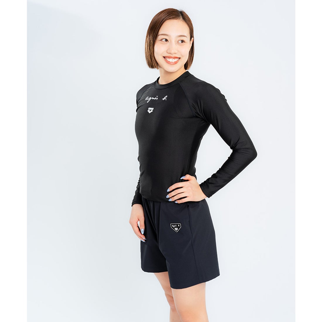 agnes b. x arena ラッシュガード【返品不可商品】 -デサントストア