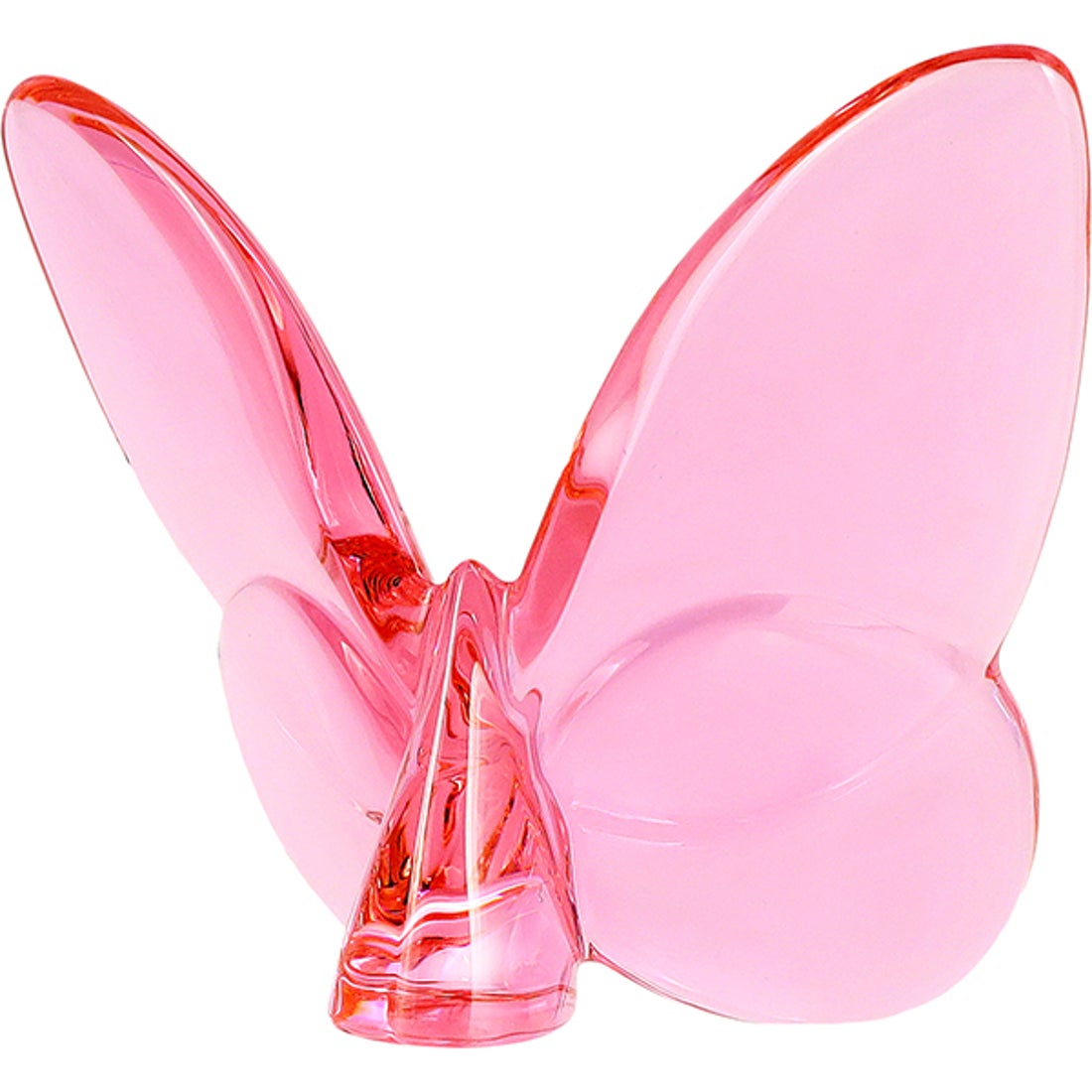 バカラ Baccarat ラッキーバタフライ フィギュリン （ピンク） -靴