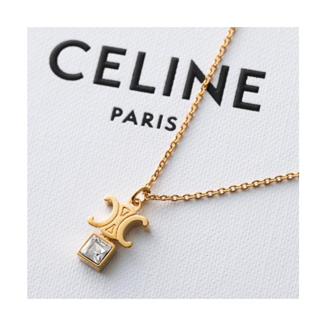 セリーヌ CELINE CELINE ネックレス Triomphe 461VJ6BRS （35OR/Gold