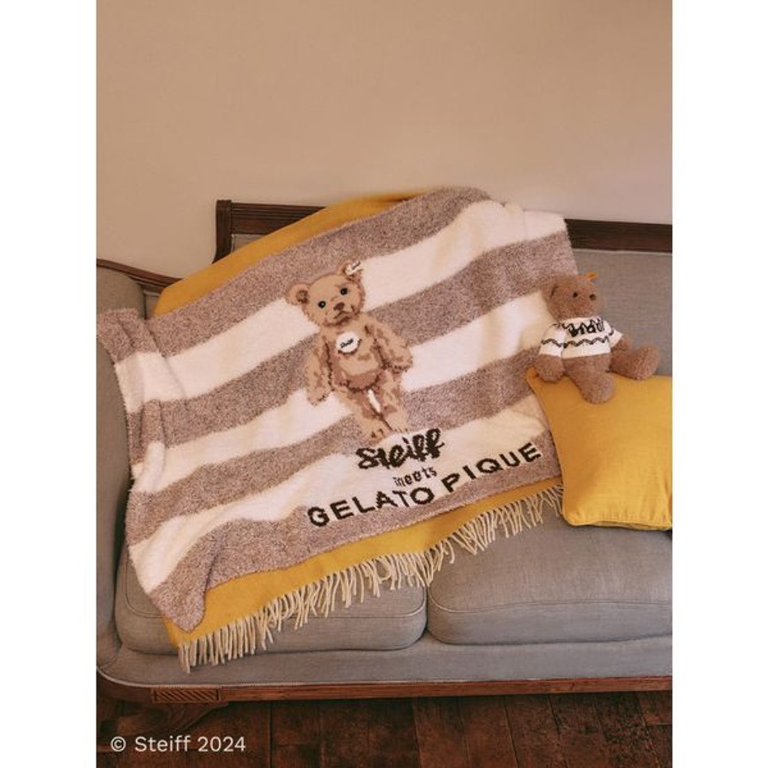 ジェラートピケ gelato pique 【Steiff】ブランケット （BRW