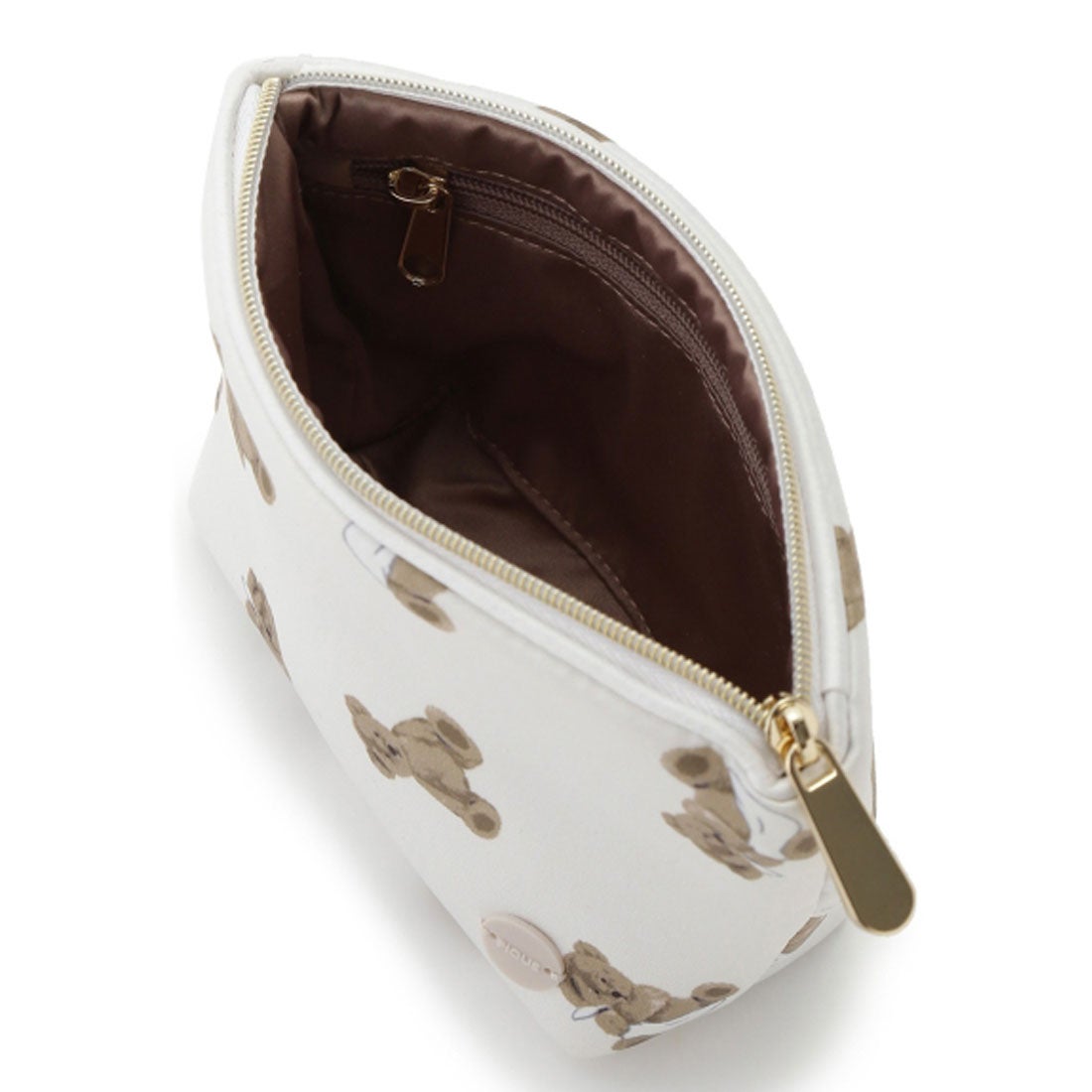 ジェラートピケ gelato pique ベアモチーフティッシュポーチ（ミント