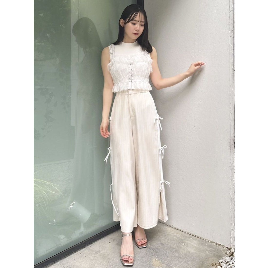 ダズリン dazzlin 2wayチュールビスチェ （ピンク） -靴＆ファッション