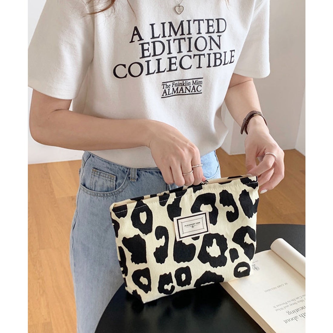 フロージュ florge 【選べる3type♪】レオパード柄カジュアル大容量