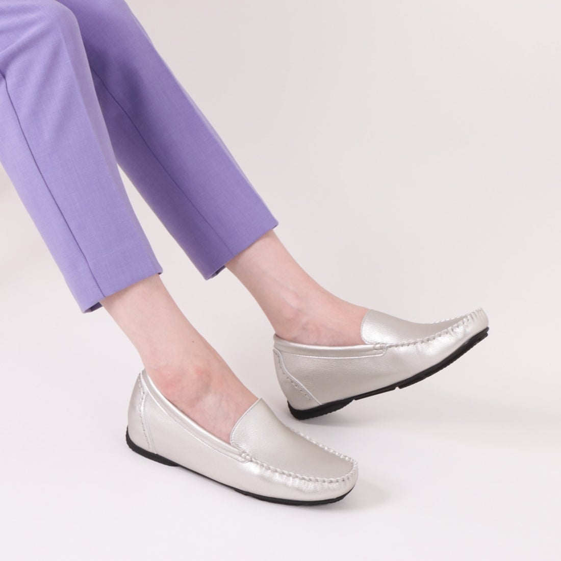 モカシンシューズ ＜1.0cmヒール＞ 【22.0cm～25.0cm】 fuwaraku FR