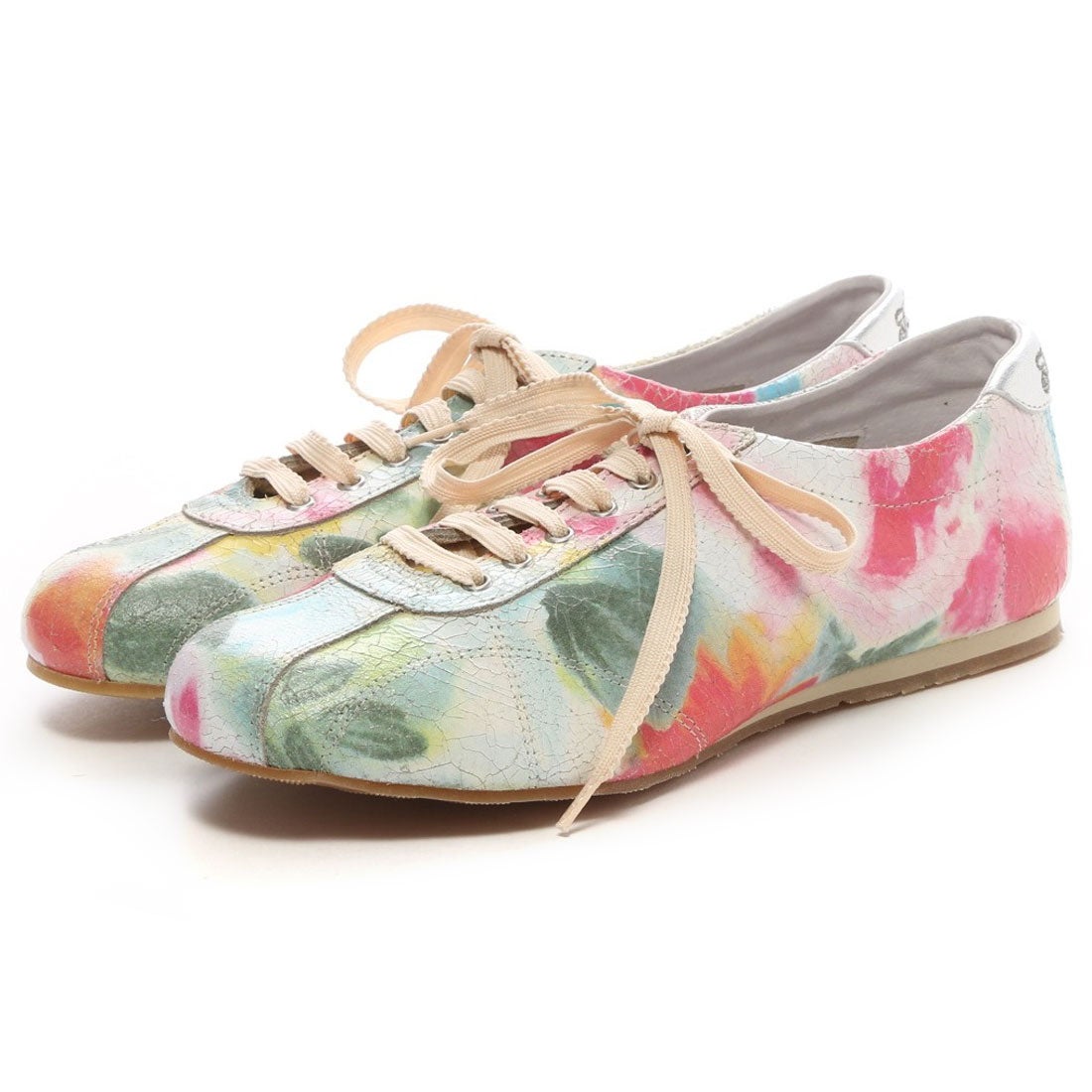 銀座ワシントン KOWALSKI 389-5675 レザースニーカー（フラワー） -靴