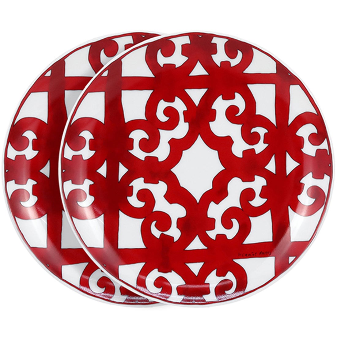 エルメス Hermes デザートプレート ペア ガダルキヴィール【返品不可