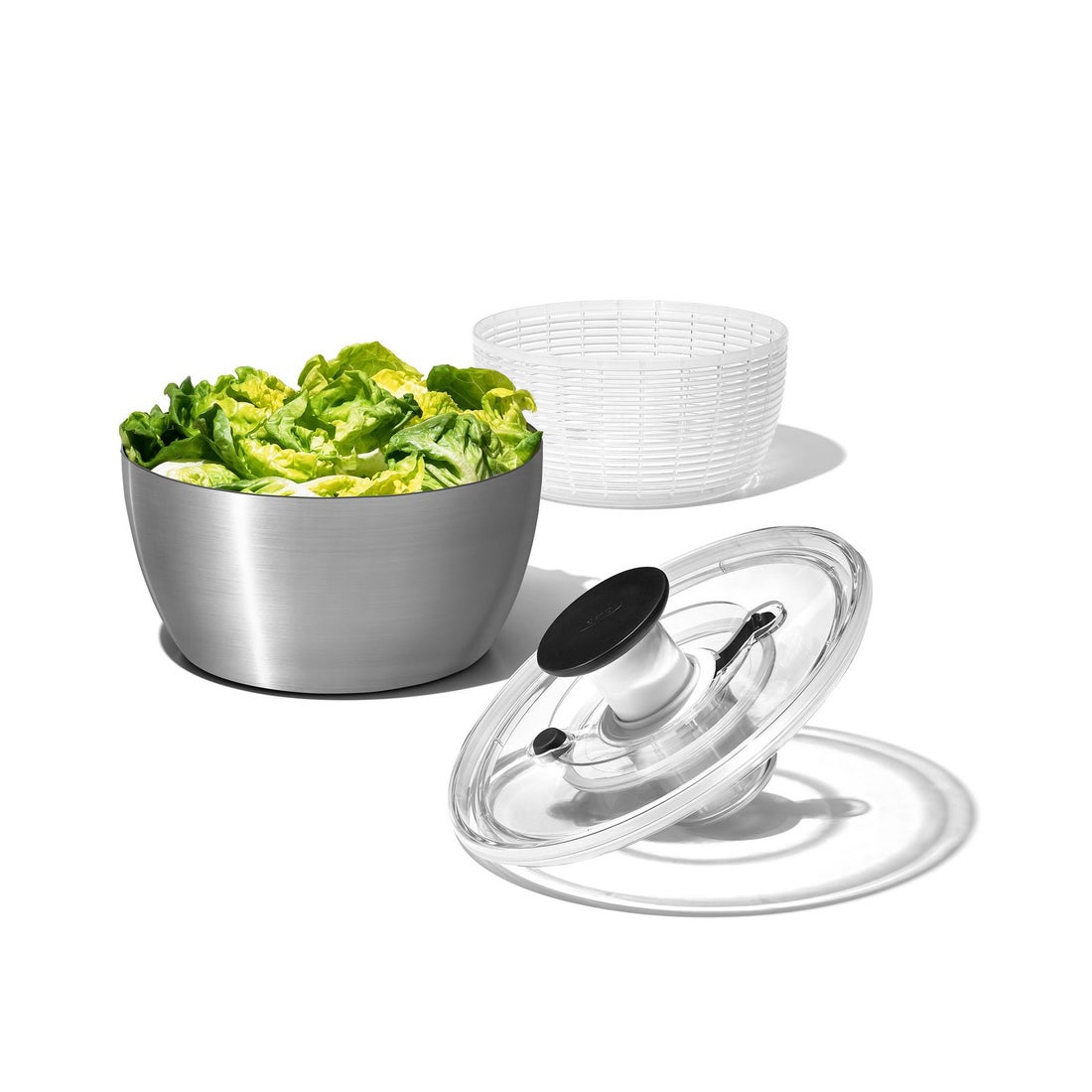 OXO 特典付き oxo オクソー サラダスピナー 野菜水切り器 ステンレス