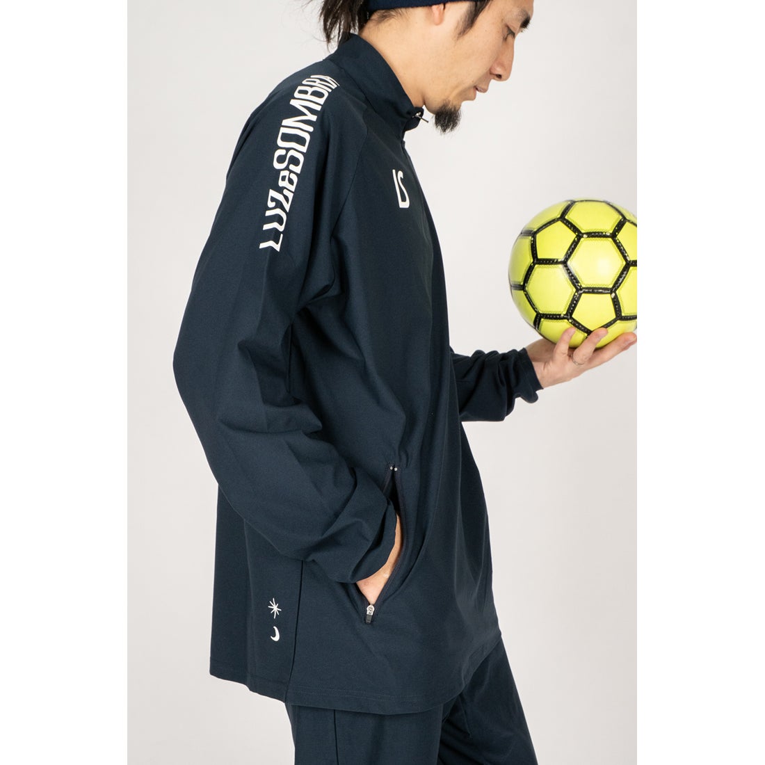 LUZeSOMBRA LS DRY HALF ZIP(ネイビー) L1261010 NVY トレーニング