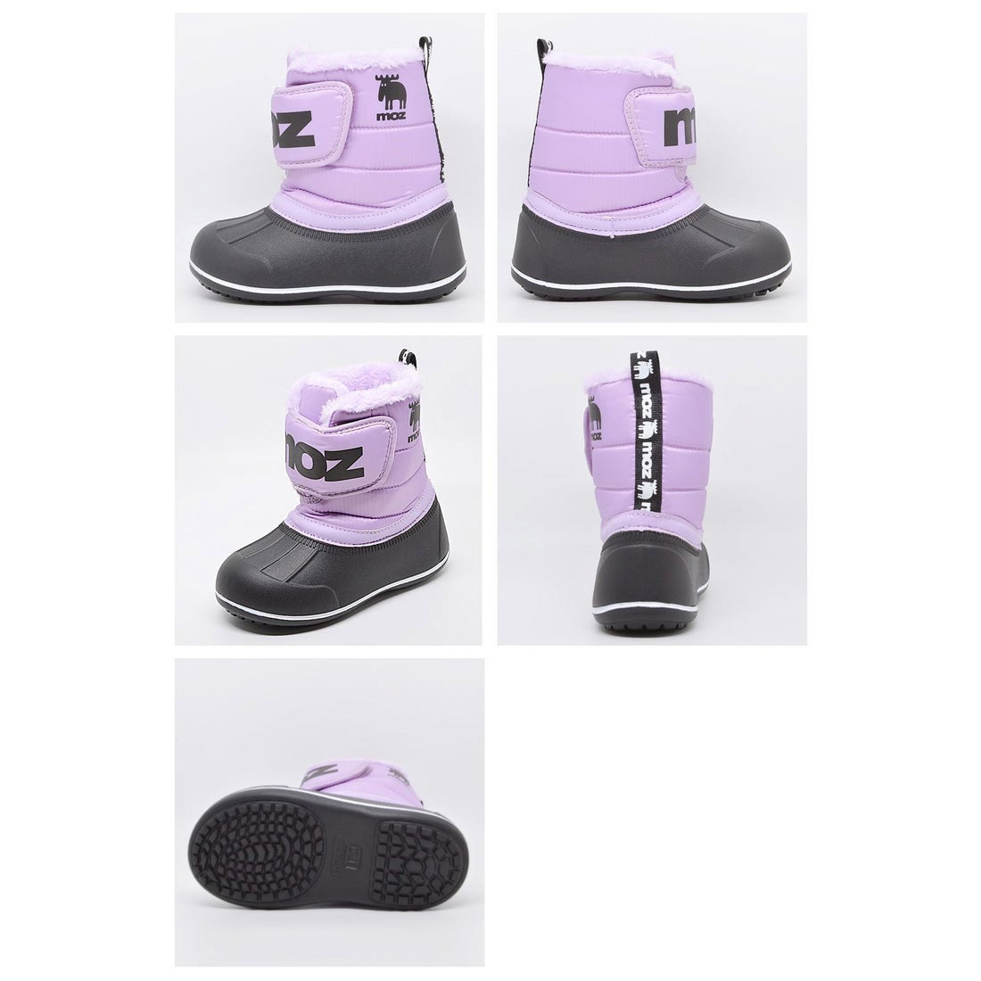 モズ moz スノーシューズ キッズ MZ-8230 モズ 防寒 ボア ブーツ