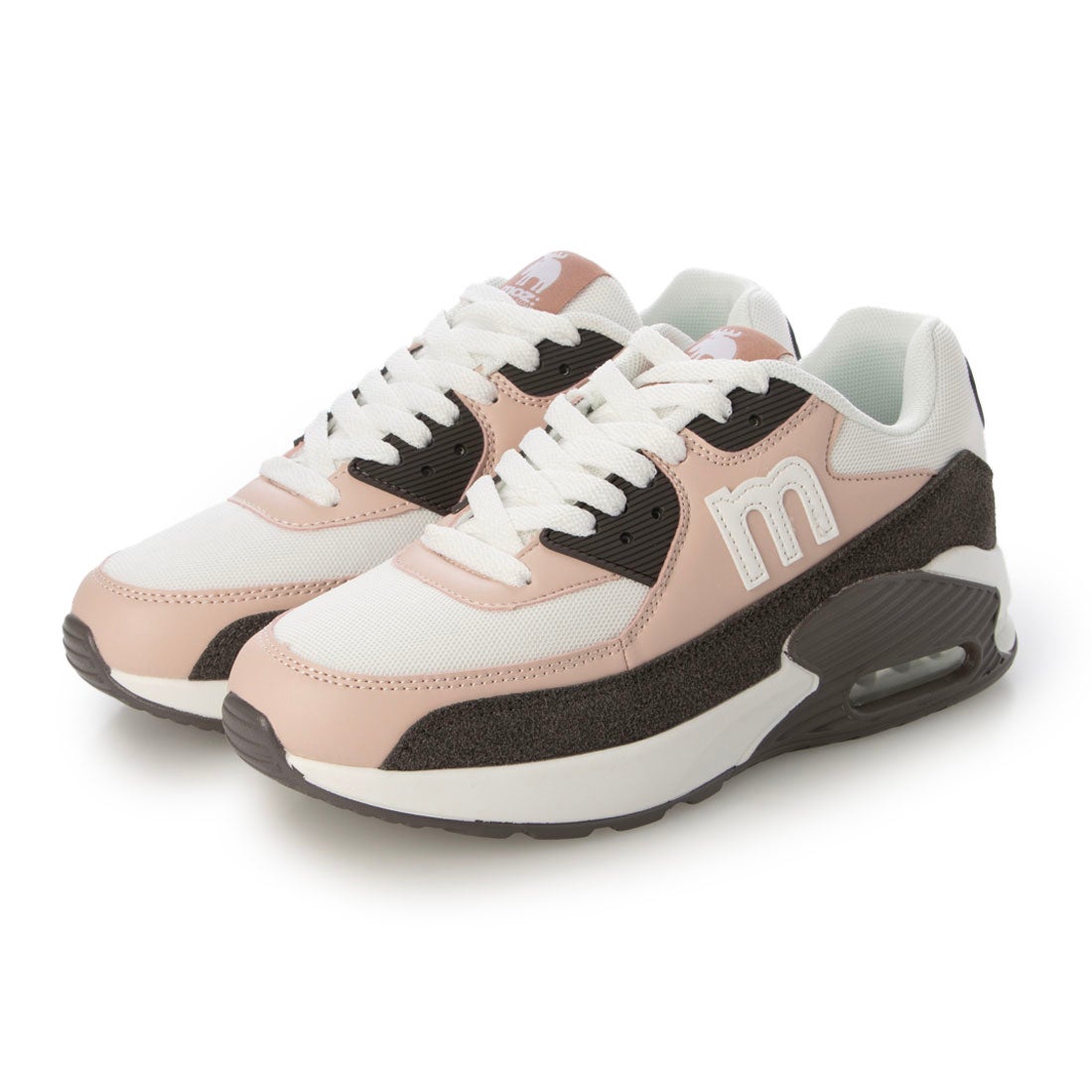 モズ moz 厚底エアーソールスニーカー MZ-402502 （ピンク） -waja