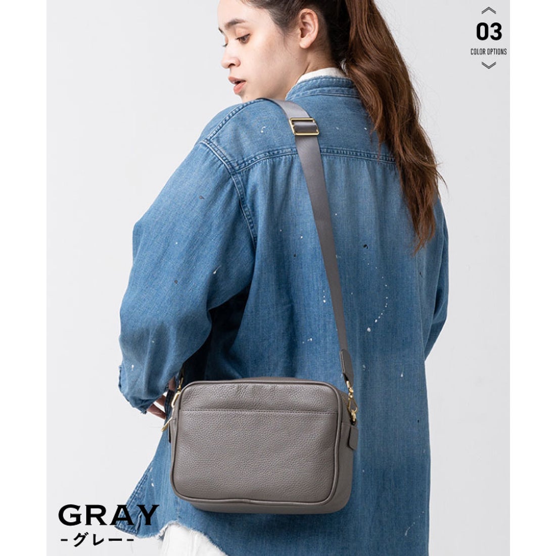 MURA ショルダーバッグ レザー レディース ミニショルダー 牛本革 革