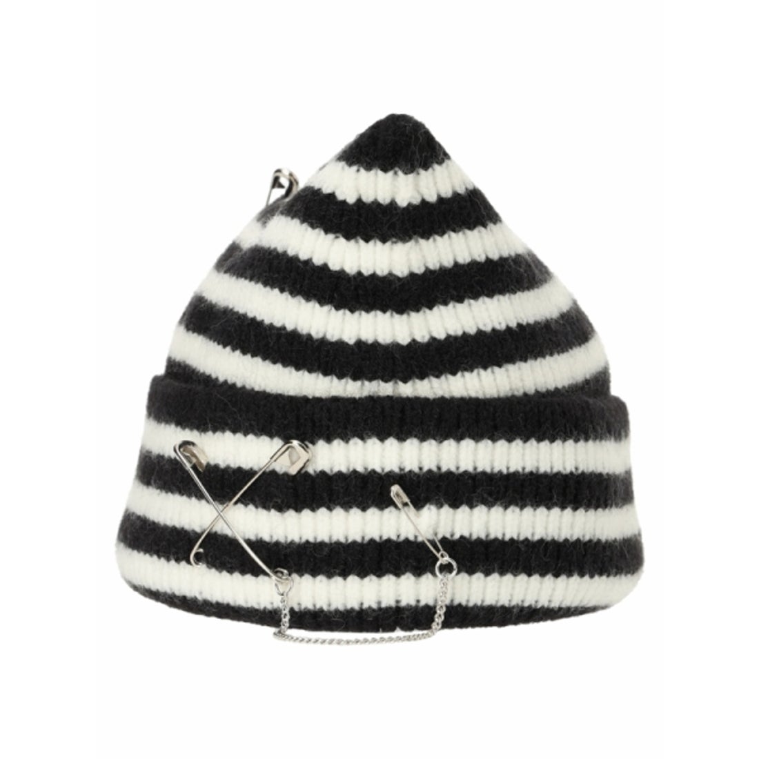 ノエミー NOEMIE スクエアねこ耳ニット帽 （黒） -ファッション通販