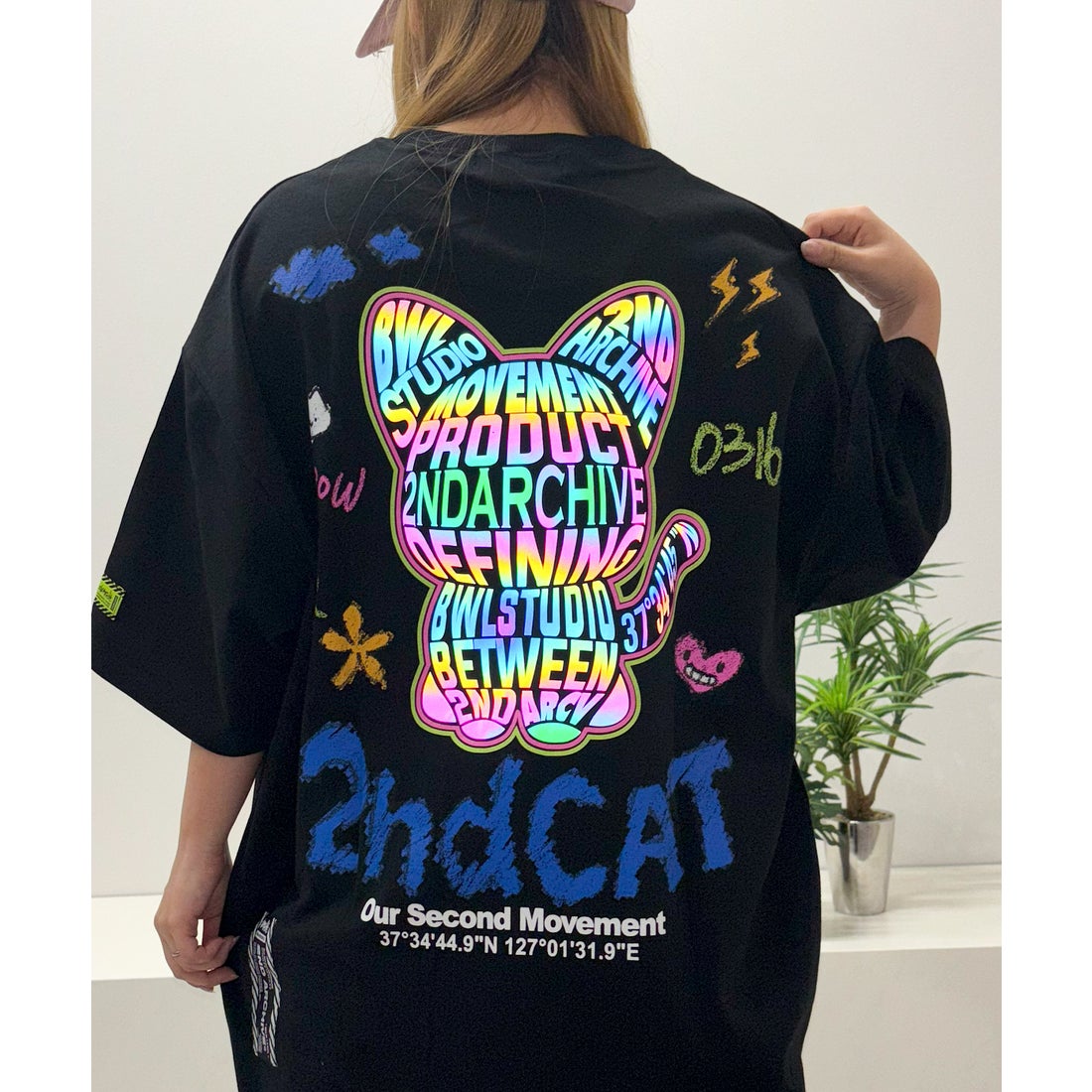 ワンフォークロージング 1111clothing 2nd ARCHIVE リフレクター Tee