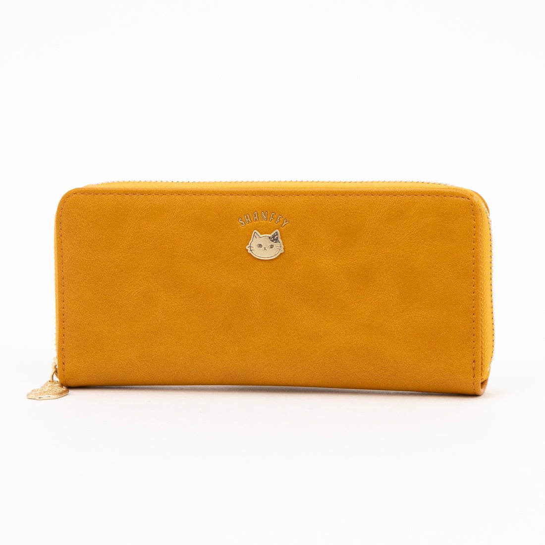 シャンフィー SHANFFY 財布 レディース 長財布 ラウンドファスナー 猫