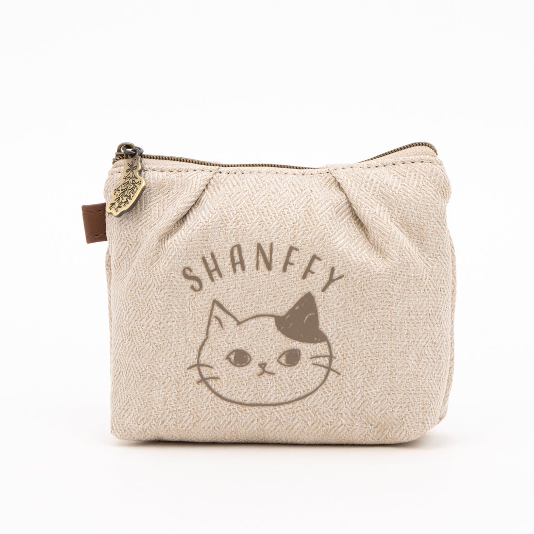 シャンフィー SHANFFY ポーチ 小さめ 可愛い ネコ コスメ 化粧 猫