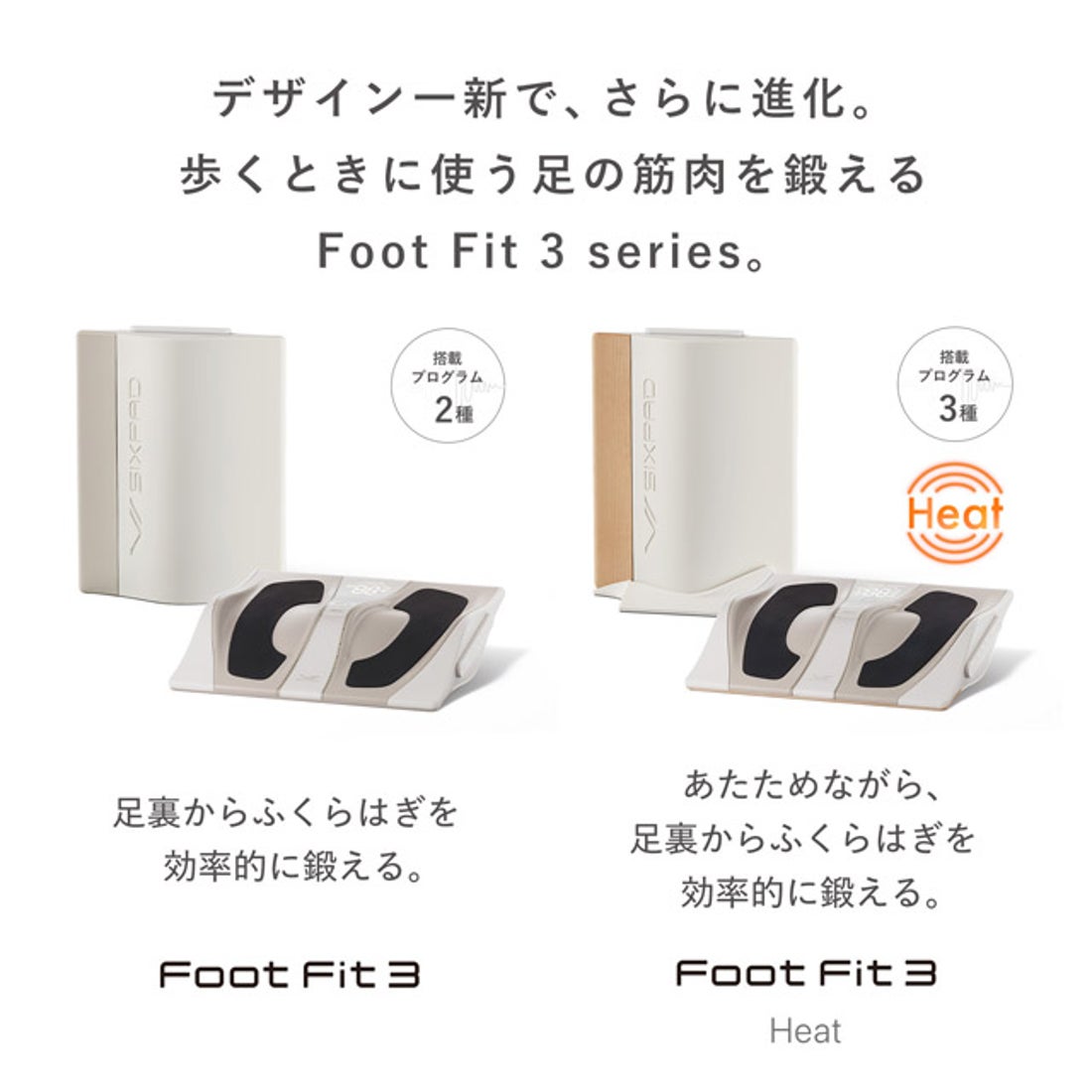 シックスパッド SIXPAD Foot Fit 3 （ホワイト） -靴＆ファッション