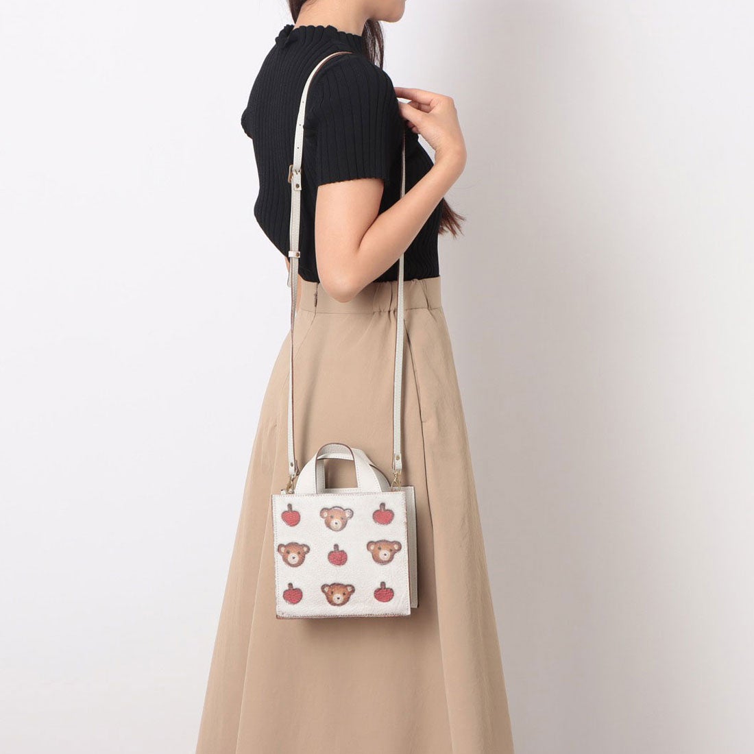 ペルケ perche 木村涼子さんコラボくま柄2wayトート （IV） -UNBILLION