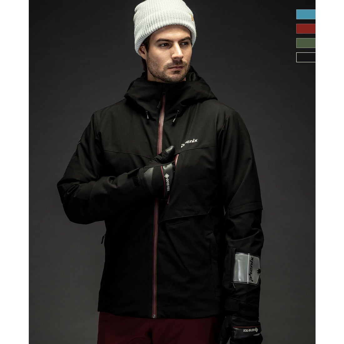 フェニックス phenix 2-Line Color Zipper Jacket ツーラインカラー