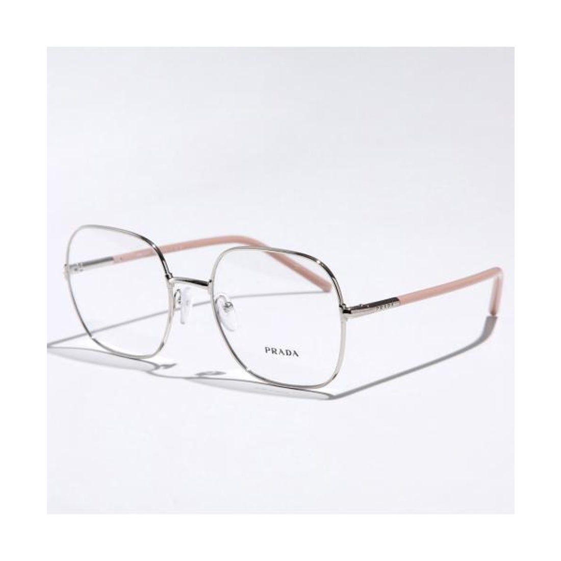 プラダ PRADA PRADA メガネ VPR 56W スクエア型 メタルフレーム （1BC