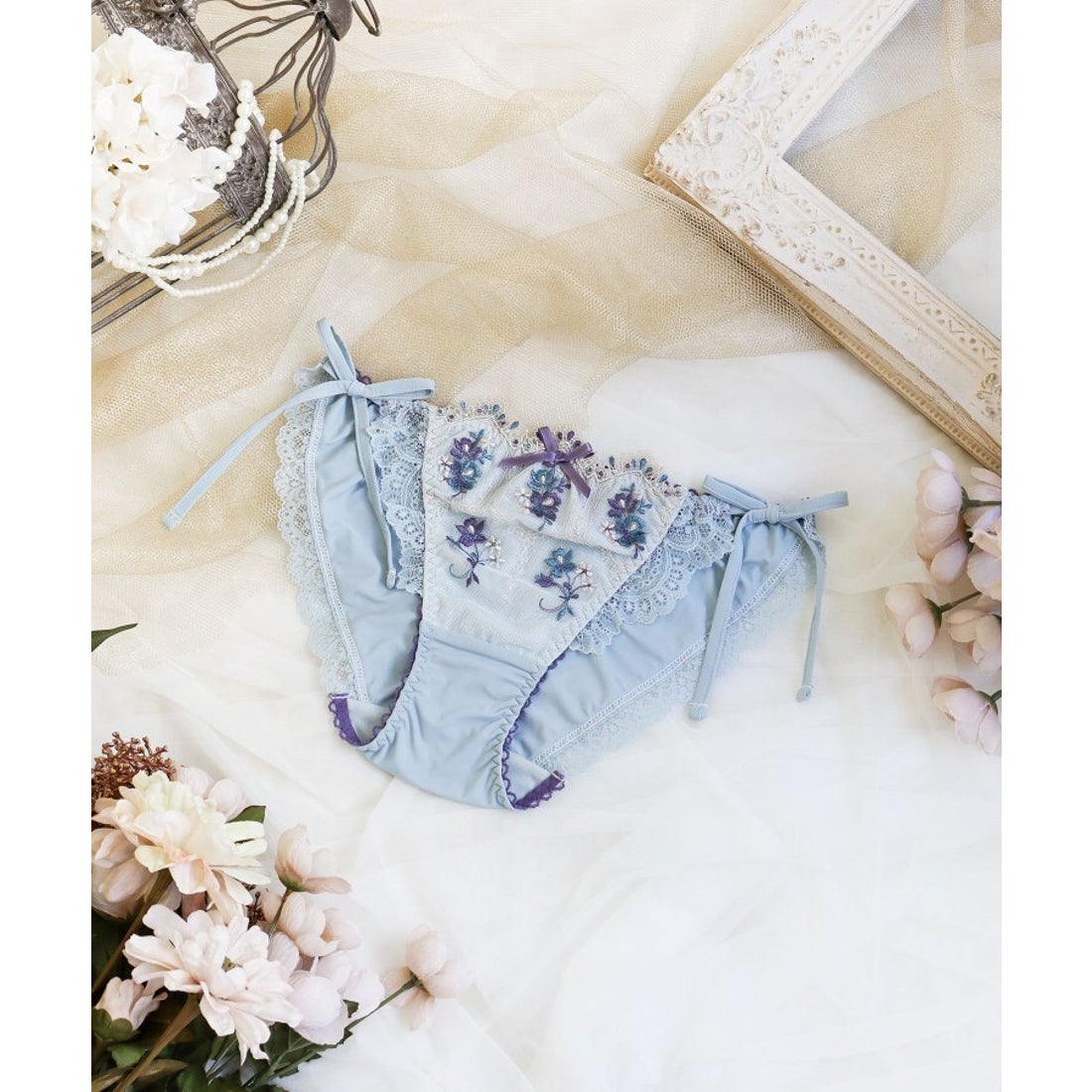 リサマリ Risa Magli シーラ リボンショーツ【返品不可商品】 （ブルー